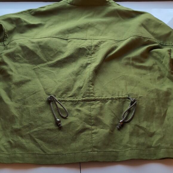 Ellie Mae Olive Utility Field Jacket M - Picture 16 of 16